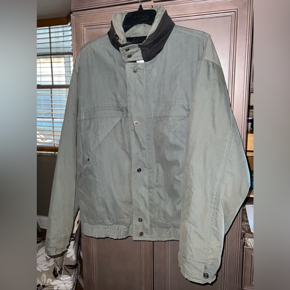 Vintage London Fog Insulated Bomber Jacket, Green, Small - Picture 5 of 15